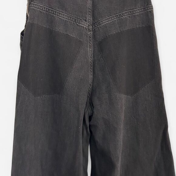 PINKO Parker Plus Black Sequin Palazzo Trousers – Glam Statement Pants (Sz 26) - Picture 6 of 8